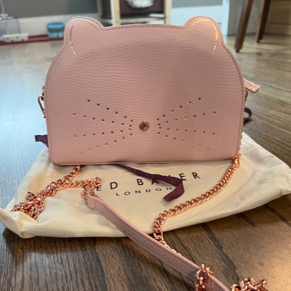 Ted Baker London Handbags - NWOT Ted Baker London Cat Silhouette Leather Crossbody Bag